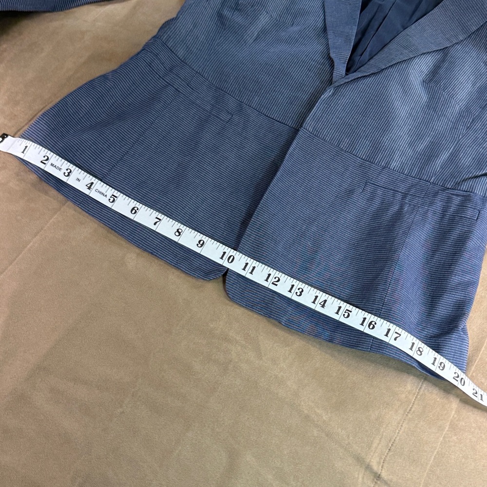 Bcbgeneration Blue Pinstriped Jacket - image 2